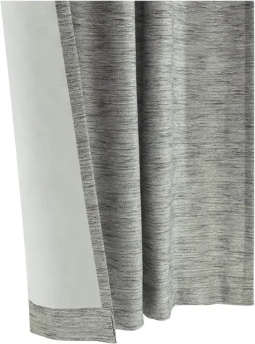 Miniatura 4 de LOFT LIVING Oshawa - Cortina de doble cabezal con filtro de luz, 52 x 108 pulgadas, color gris