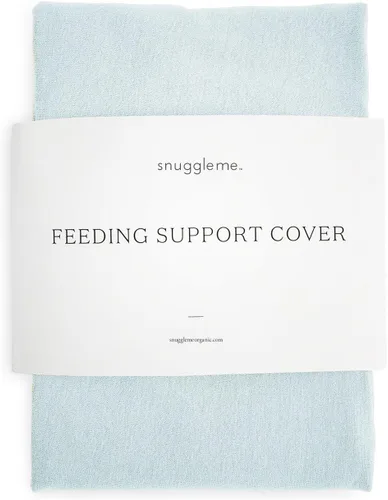 Snuggle Me Organic | Funda de Apoyo para Alimentación v2 | Soporte para Lactancia, Alimentación con Biberón y Unión | Algodón Orgánico | Bluebell -