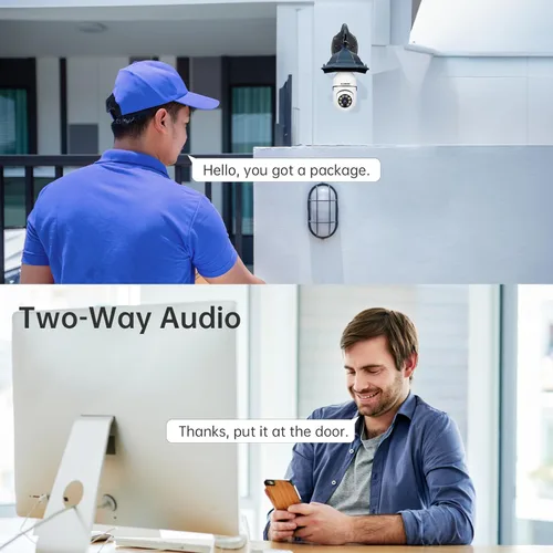 Miniatura 5 de WESECUU - Cámara de seguridad de foco - WiFi 5G y 2.4GHz 2K, cámaras de seguridad inalámbricas para exteriores con detección de movimiento y alarma