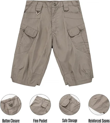 Miniatura 5 de AUTIWITUA Pantalones cortos cargo para hombre