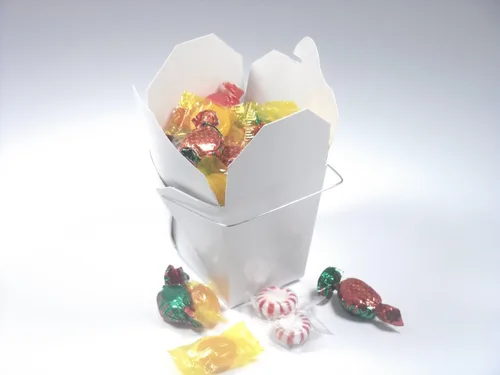 Miniatura 3 de Cajas para llevar comida china: 16 onzas - Blanco., Contemporáneo, Blanco