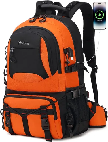 Miniatura 11 de Nerlion Mochila de senderismo de 40L, mochila de viaje para hombres y mujeres, camping, impermeable, mochila de día para senderismo al aire libre