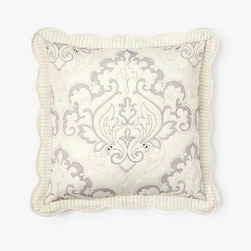 Miniatura 33 de BrylaneHome Amelia Almohada Cuadrada - Gris