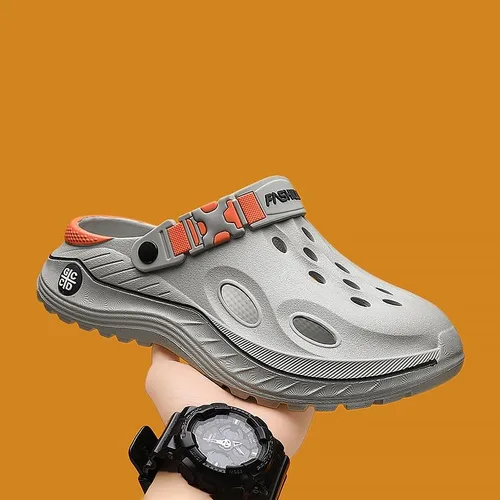 Miniatura 2 de Qiucdzi Zuecos unisex para hombre y mujer, zapatos de jardín con soporte para el arco, sandalias cómodas sin cordones, sandalias para el trabajo
