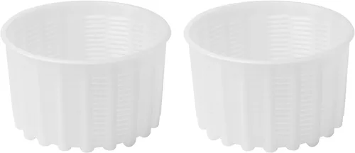 Molde de queso para hacer queso de 20 onzas, cesta para hacer queso para ricotta, feta, camembert - Colador perforado de plástico para hacer queso