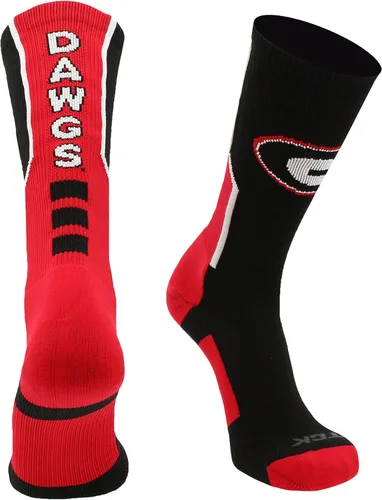 Miniatura 16 de TCK NCAA Perimeter Crew Socks, calcetines deportivos de equipo de rendimiento atlético para hombres y mujeres, absorben la humedad, con licencia