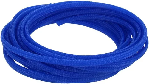 Miniatura 16 de Aicosineg Funda de cable trenzado flexible de PET de 16 pies de ancho de 0.5 pulgadas de ancho, funda de malla de alambre flexible para TV, audio