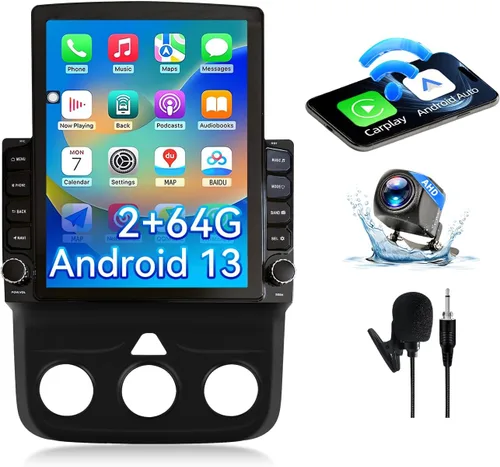 Miniatura 10 de Binize Android 13 - Estéreo para automóvil compatible con Dodge Ram 1500/2500/3500 Radio 2013 2014 2015 2016 2017 2018, unidad principal de radio