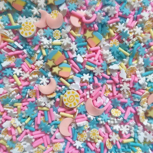 Miniatura 3 de 1.41 oz Mini Animales Fimo Rebanadas de Polímero Adultos Uñas Rebanadas de Arte Suministros de Diseño DIY Artesanía (Animales)