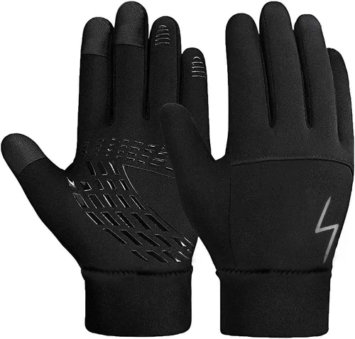 Guantes de invierno para niños, repelentes al agua, pantalla táctil, forro polar cálido, antideslizantes, para niños, niñas y adolescentes de 3 a 15