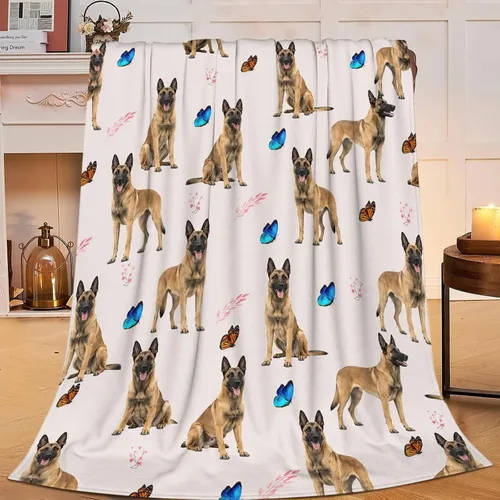 Miniatura 26 de Manta de mariposa colorida de forro polar, súper suave, acogedora y cálida, manta de felpa, regalos para niños y mujeres, 40 x 50 pulgadas