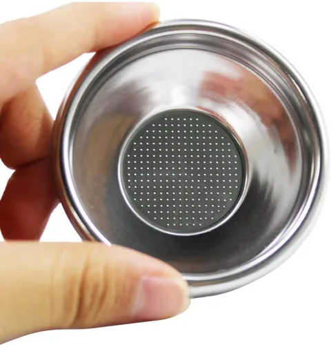 Miniatura 3 de Cesta de filtro no presurizada de 2.126 in para portafiltro Breville de 2.126 in, tamiz de una sola taza, 0.35 oz de capacidad de polvo, cesta