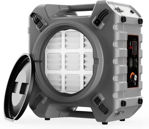 Miniatura 11 de Abestorm Depuradores de aire comerciales para el hogar, depurador de aire HEPA de 750 CFM con filtración de luz UV-C de 4 etapas, máquina de aire