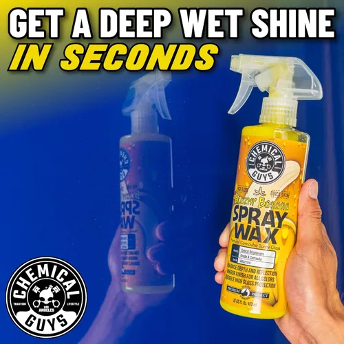 Miniatura 4 de Chemical Guys Blazin' Banana Cera en Aerosol, Brillo Natural de Carnauba, Segura para Automóviles, Camiones, SUVs, Casas Rodantes y Más, Extra