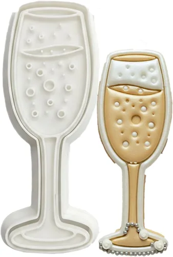 Miniatura 31 de Juego de 11 cortadores de galletas de amor con sello 3D de ácido poliláctico (PLA) para cocina, pastel, vestido de boda, formas de anillo de amor