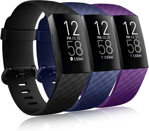 Miniatura 11 de Wepro Correa compatible con Fitbit Charge 4 bandas para mujeres y hombres, compatible con correas Fitbit Charge 3, correa de repuesto deportiva