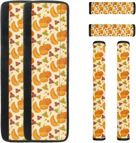 Miniatura 13 de 6 fundas para manija de puerta de refrigerador de Acción de Gracias, cubierta de manija de nevera de otoño, hoja de arce, protector de manija