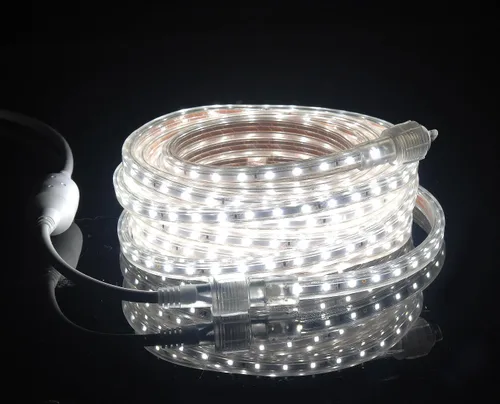 Miniatura 2 de CBconcept Listado UL, 50 pies, 5500 lúmenes, 6000 K blanco puro, regulable, tira de luz LED plana flexible de 110-120 V CA, 930 unidades 3528 LED