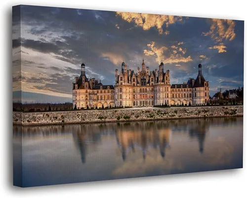 Miniatura 21 de SpiritualHands Lienzo decorativo para pared, diseño de lugares famosos del patrimonio mundial, carteles enmarcados escénicos, paisajes modernos, 03