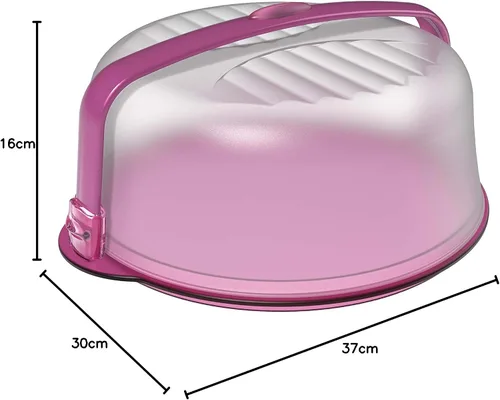 Miniatura 5 de Casa - Domo para tartas, color violeta, 11.8 x 14.6 x 6.3 in
