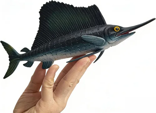 Miniatura 11 de SmilerSmile Juguetes educativos de animales marinos sólidos, simulación de tiburón oceánico, criatura marina, juguete para niños pequeños
