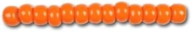 Miniatura 2 de 0.71 oz Rocailles Rocailles Perlas Semillas de Vidrio Preciosa Ornela 7/0, Naranja Profundo (93140), Cristal Bohemia, Chequia 311 19 001