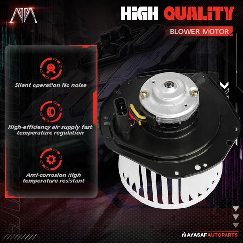 Miniatura 4 de 700092 Conjunto de motor ventilador HVAC compatible con Chevy Astro/Blazer/Corvette/Camaro, para GMC Safari/Sonoma/Jimmy, para Buick