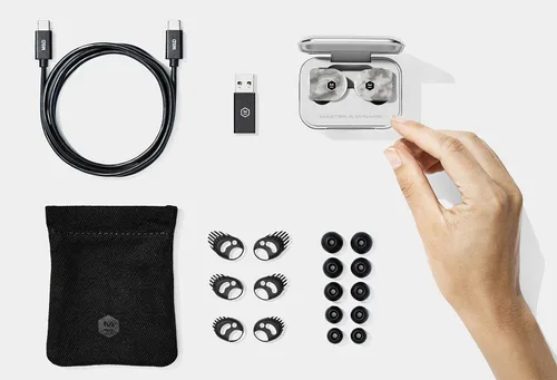 Miniatura 6 de Master and Dynamic MW07 Plus True Auriculares Inalámbricos - Mármol Blanco