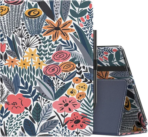 Miniatura 13 de MoKo - Funda para tablet Kindle Fire HD 10 y 10 Plus (11.ª generación, versión 2021), diseño delgado y plegable con función de encendido y apagado