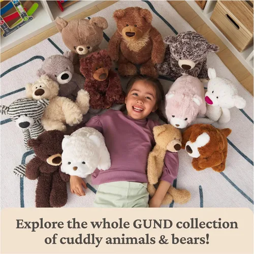 Miniatura 8 de GUND Growler - Oso de peluche clásico de oso marrón, 11 pulgadas