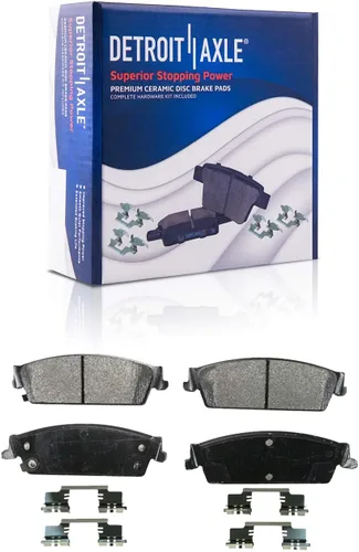 Miniatura 7 de Detroit Axle - Kit de freno trasero para Chevy GMC Silverado Sierra Suburban 1500 Yukon Tahoe Avalanche Cadillac Escalade Pinza de freno de disco