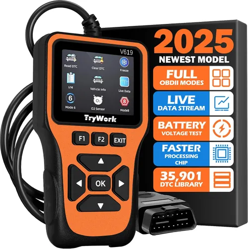 Miniatura 8 de Escáner de Diagnóstico OBD2, Lector de Códigos del Motor con Búsqueda de 35901 DTC, Modo 6 y 8, Preparación I/M para Todos los Autos OBDII desde