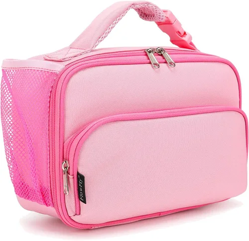 Miniatura 29 de FlowFly Lonchera para niños, bolsa suave aislada, mini hielera para el regreso a clases, kit de bolsa térmica para comidas, para niñas, niños, Avión