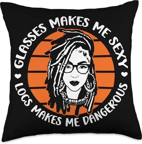 Miniatura 5 de Locs Afro Dreadlocks Love Beauty Hair Locs Make me Dangerous Afro Hair - Almohada negra de niña africana americana, 16 x 16 pulgadas, multicolor