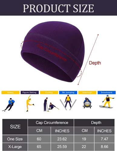 Miniatura 3 de Gorro de invierno cálido de 3 piezas, suave forro polar, gorro grueso resistente al viento, gorra de reloj de esquí al aire libre para hombres