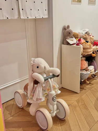 Miniatura 5 de kidpop Big BEE - Bicicleta de equilibrio para niños con vehículo de cuatro ruedas Blanco