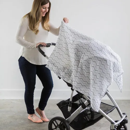 Miniatura 7 de SwaddleDesigns Mantas de muselina de algodón para bebé, niño y niña, mantas neutras para recién nacido, registro de bebé y regalo, 46 x 46 pulgadas