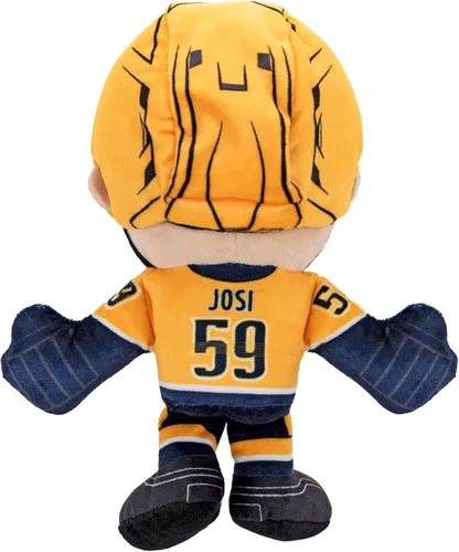 Miniatura 7 de Bleacher Creatures Nashville Predators Roman Josi - Peluche de 8 pulgadas de la NHL Kuricha sentado - Superestrella de la NHL inspirada en Chibi Los