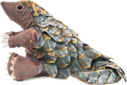 Miniatura 2 de Folkmanis Marioneta de mano Pangolin, marrón