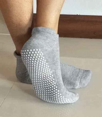 Miniatura 4 de RATIVE - Calcetines antideslizantes para yoga, pilates y hospitales, para adultos, hombres y mujeres