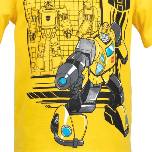 Miniatura 4 de Transformers Bumblebee - Conjunto de pantalones cortos de malla para niños pequeños a grandes