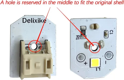 1 paquete WR55X25754 WR55X11132 WR55X26486 WR55X30602 EAP12172918 compatible con luz LED GE refrigerador (Nota: solo LED/PCB)