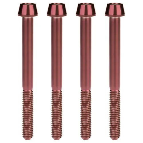 Miniatura 47 de Titanio Ti M6 x 10 16 18 20 25 30 35 40 45 50 55 60 2.559 in Allen - Tornillos hexagonales de 2.559 in, tornillos cónicos, paquete de 4