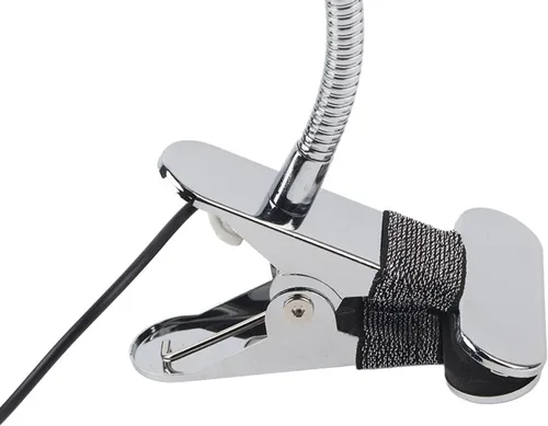 Miniatura 3 de Lámpara de escritorio con abrazadera, lupa de 2.5X con luz y abrazadera, lámpara de escritorio LED de cuello de cisne flexible de 360°, lámpara