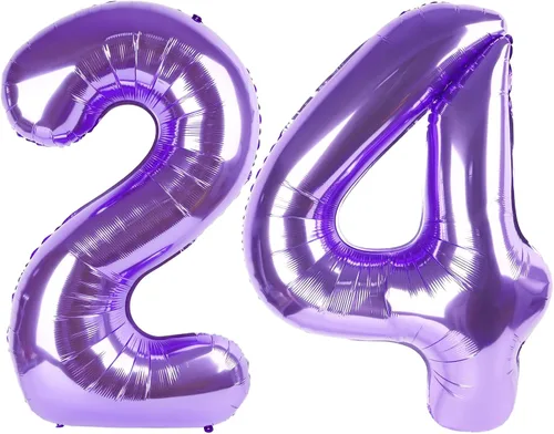 Miniatura 8 de Globo de cumpleaños número 4 dorado de 40 pulgadas, globos gigantes del número cuatro 14 24 34 40 44 2024, globos grandes de lámina de mylar para Oro