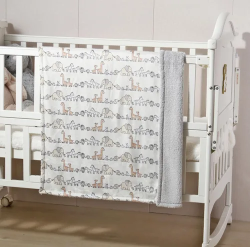 Miniatura 4 de CREVENT Manta de bebé de minky para niñas y niños, manta suave de felpa para recién nacidos - 30 x 40 pulgadas (Animal)