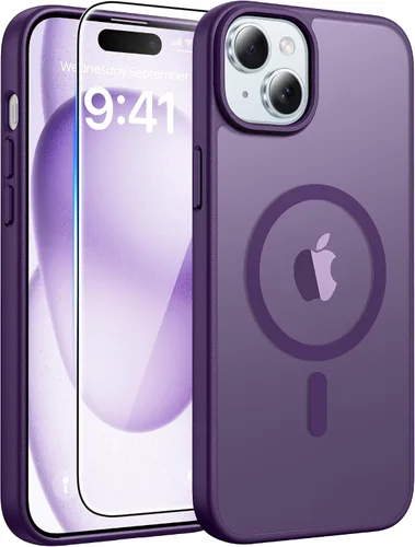 Miniatura 221 de FNTCASE - Funda para iPhone 16 Pro: magnética, mate, translúcida, de grado militar, protectora contra caídas, resistente, fina, duradera y a prueba