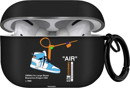 Miniatura 8 de Gedicht Funda para Airpods Pro con cordón, bonitos zapatos deportivos de dibujos animados, funda protectora de TPU suave resistente para Apple