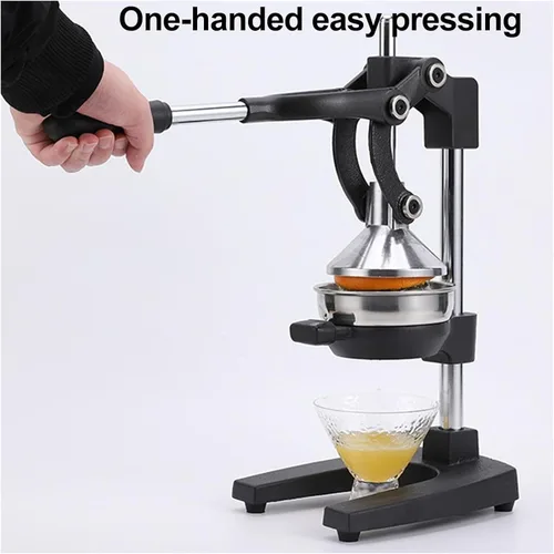 Miniatura 3 de Exprimidor de cítricos de hierro fundido, máquina exprimidora manual de prensa, exprimidor de cítricos manual con exprimidor de frutas para naranja