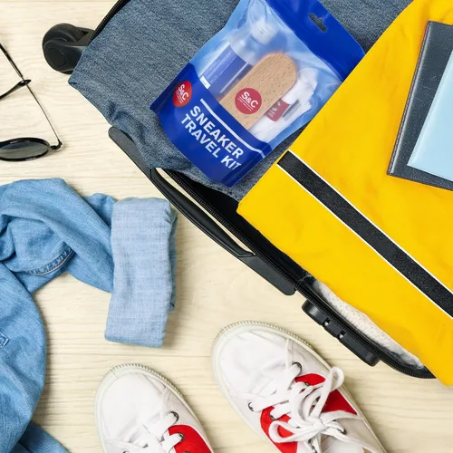 Miniatura 7 de Kit limpiador de zapatos de viaje, kit de limpieza de zapatos premium de 3.5 onzas para cuero, gamuza, nobuck y blancos